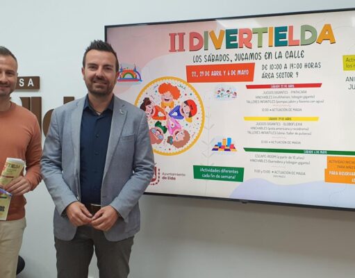 Segunda edición de ‘DivertiElda’ que durante tres sábados llenará de diversión y juegos infantiles las calles del Sector 9