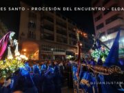 El Encuentro del Nazareno y la Verónica sigue siendo uno de los momentos más conmovedores de la Semana Santa de Elda El Encuentro de la Mujer Verónica y Jesús Nazareno