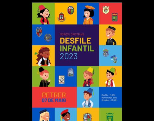 Este domingo 7 de mayo, el futuro de la fiesta tomará las calles de Petrer en el Desfile Infantil y Homenaje a las Rodelas Petrer - Desfile Infantil y Homenaje a las Rodelas
