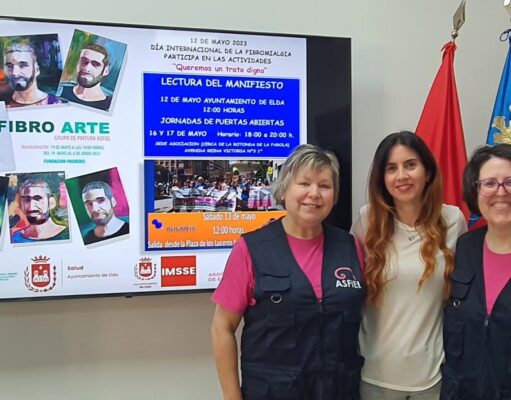 Elda celebrará el próximo 12 de mayo el Día Internacional de la Fibromialgia con la lectura de un manifiesto en la Plaza de la Constitución Día Internacional de la Fibromialgia