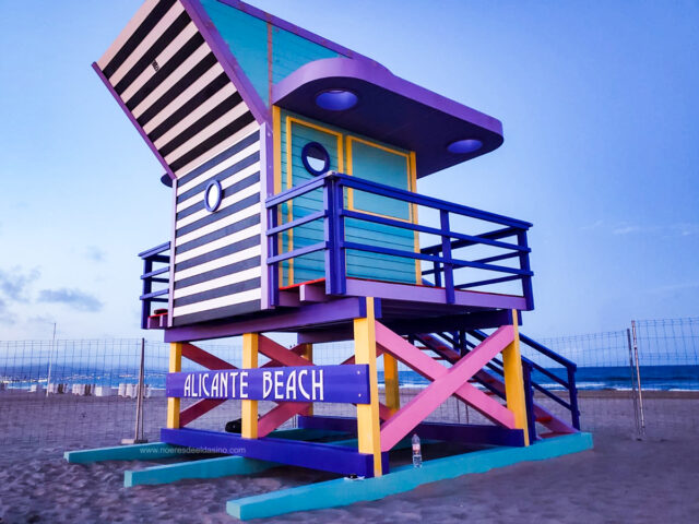 Nuevos puestos de socorro en Playa de San Juan al estilo Miami diseñados por Antonyo Marest