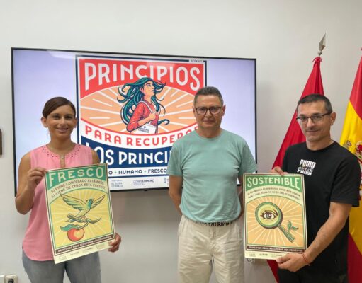 Los comerciantes del Mercado de San Francisco y la Asociación de Empresarios de Elda impulsan una campaña para promocionar el comercio local y de proximidad