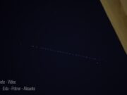 Volvieron a pasar por encima de nuestras cabezas los satélites Starlink de Elon Musk Satélites Starlink - 2023 @juanjustamante - Foto