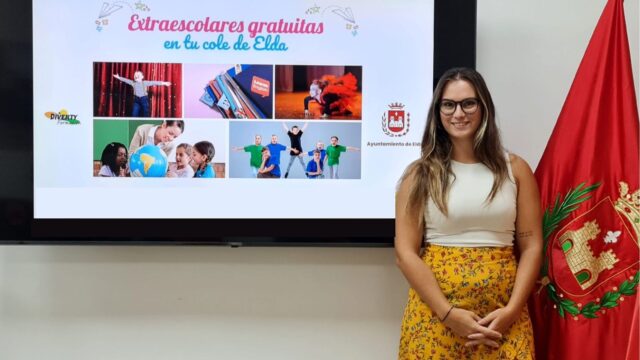 La concejala de Educación de Elda, María Gisbert