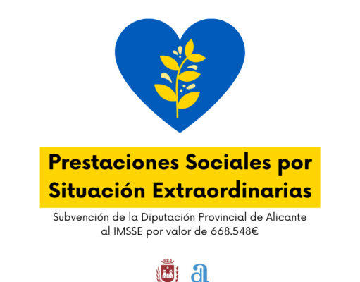 El Instituto Municipal de Servicios Sociales de Elda (IMSSE) ha recibido de la Diputación Provincial de Alicante una subvención de 668.548€