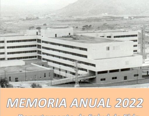 Publicación de la Memoria Anual de 2022 del Departamento de Salud de Elda.