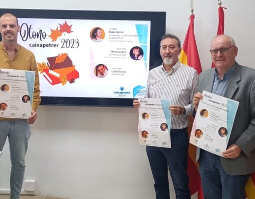 Vuelve el otoño cultural a Elda con una interesante programación de conferencias literarias en la Fundación Paurides.