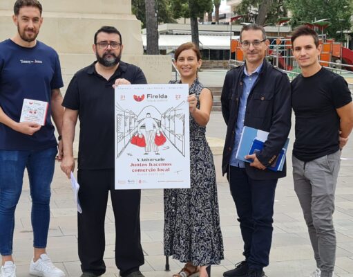 Firelda celebra su décimo aniversario promoviendo el comercio local con un programa lleno de actividades infantiles, propuestas gastronómicas y actuaciones musicales. Presentación Firelda 2023