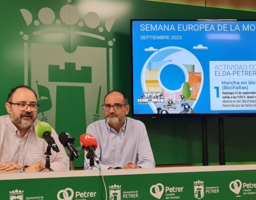 El próximo domingo se celebra una nueva edición de BiciFallas impulsada por los ayuntamientos de Elda y de Petrer para celebrar la Semana Europea de la Movilidad Bicifallas Elda 2023