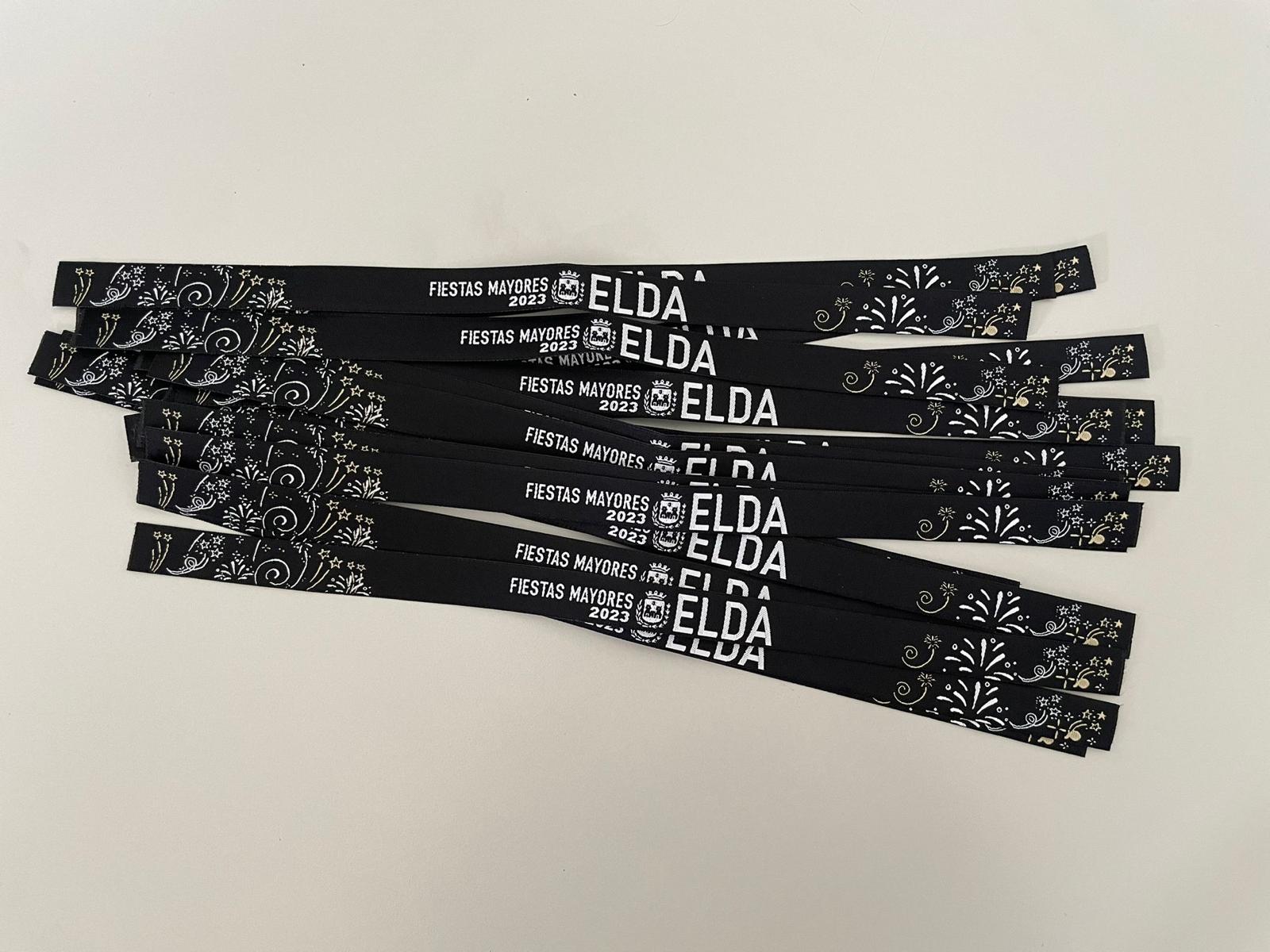 Pulseras conmemorativas de las Fiestas Mayores de Elda 2023