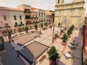 Presentado el proyecto de remodelación integral de la emblemática Plaça de Baix de Petrer, que será más espaciosa para su uso social y las celebraciones festeras