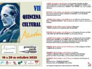 Gramática Parda y el Ayuntamiento de Elda dedican la VII Quincena Cultural a Azorín con motivo del 150 aniversario de su nacimiento