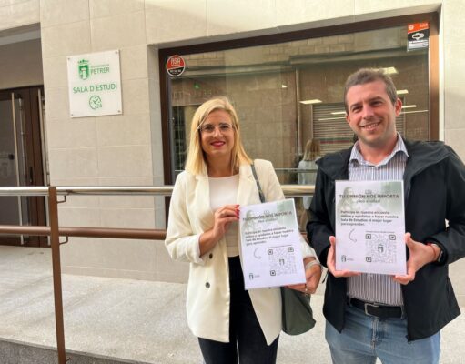 La Sala de Estudios 24H de Petrer cumple un mes con cerca de 1.500 accesos y más de 600 usuarios únicos registrados