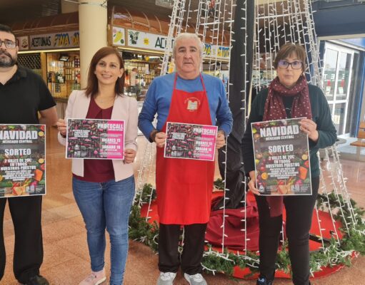 Arranca este viernes la campaña de Navidad del Mercado Central de Elda con la instalación de dos photocalls y el sorteo de cien vales de compra La campaña de Navidad del Mercado Central de Elda 2023