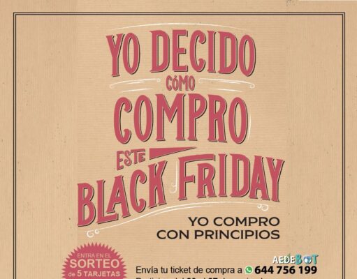La Asociación de Empresarios de Elda, en colaboración con el Ayuntamiento, realiza una campaña promocional para incentivar la compra en el comercio local durante el ‘Black Friday’