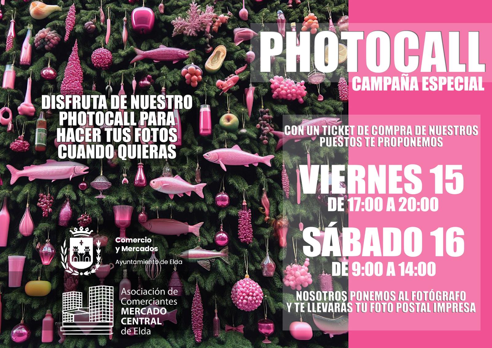 Photocall Mercado Elda Navidad 2023