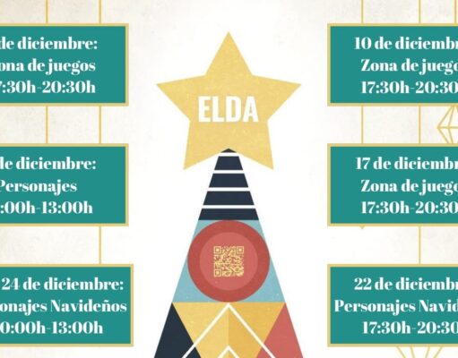 La calle Juan Carlos I de Elda se convertirá en uno de los ejes centrales de la Navidad eldense con animación, pasacalles y juegos infantiles