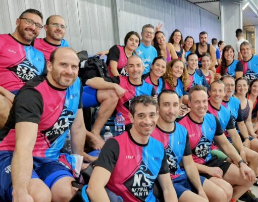 55 medallas es el premio obtenido por el Club Natación Master Naturalswim Petrer en el pasado autonómico de natación Master en Castellón