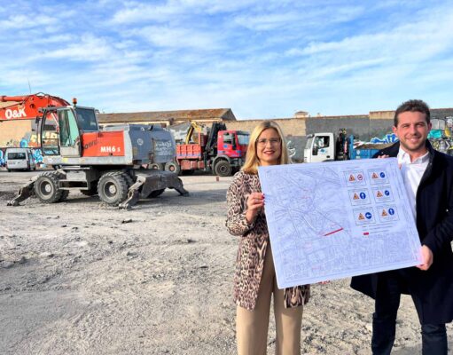 Comienzan las obras de urbanización de Luvi en Petrer con una duración prevista de 9 meses Comienzan las obras de urbanización de Luvi en Petrer