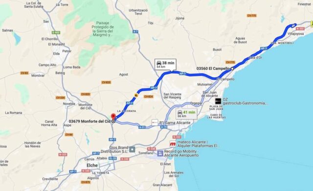 La AP7 gratis en la circunvalación de Alicante La AP7 gratis en la circunvalación de Alicante