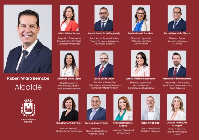 Equipo de Gobierno, Ayto. Elda - Sept. 2024
