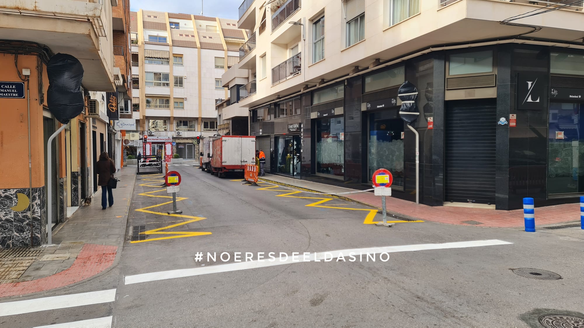 Tramo peatonal calle Pi y Margall