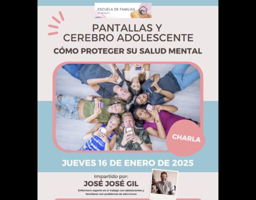 Los riesgos que supone el abuso de las pantallas móviles durante la adolescencia- Charla taller en el IES Monastil de Elda