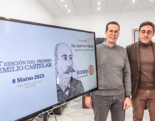 La oncóloga eldense Ruth Vera recibirá el próximo 8 de marzo el III Premio Emilio Castelar que concede el Rotary Club Elda-Vinalopó