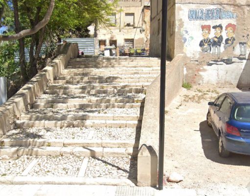La remodelación de las escaleras frente a la ermita de San Antón en Elda, destacará uno de los puntos clave del casco antiguo.