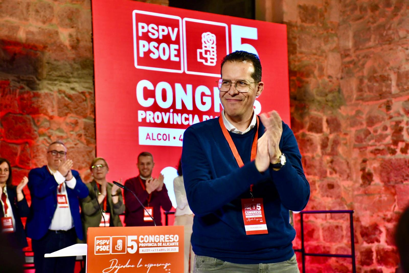 Rubén Alfaro es proclamado Secretario General del PSPV de la provincia de Alicante