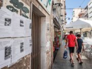 Se activa una campaña informativa en Elda para erradicar la colocación de carteles publicitarios ilegales en fachadas de edificios, mobiliario urbano y otros bienes públicos y privados de la ciudad.
