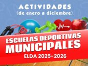 El próximo 1 de septiembre se reinician las Escuelas Deportivas Municipales de Elda