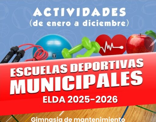 El próximo 1 de septiembre se reinician las Escuelas Deportivas Municipales de Elda