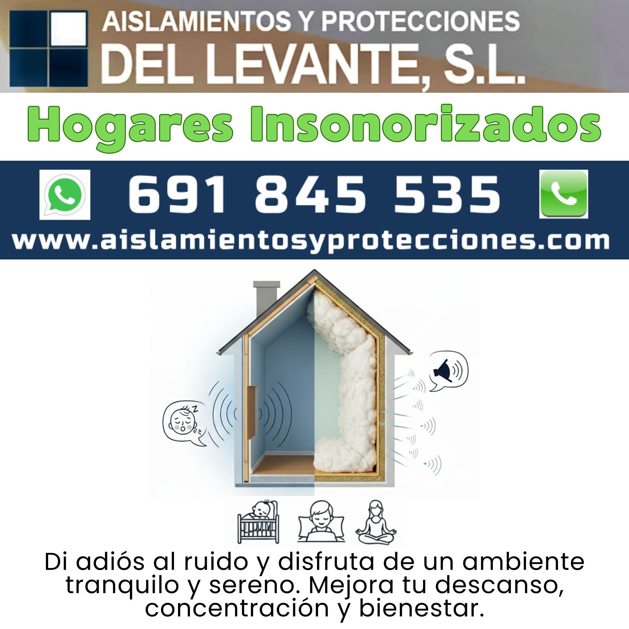 Aislamiento acustico Alicante
