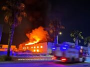 Incendio en una nave del polígono industrial Finca Lacy de Elda: sin víctimas Incendio en una nave de curtidos de Elda