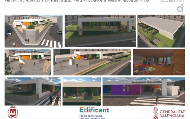 Proyecto definitivo para construir la escuela infantil Santa Infancia en Elda