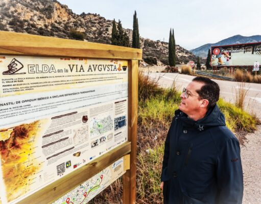 El Ayuntamiento de Elda acondiciona el recorrido de la Vía Augusta en su término municipal para incorporarlo a la oferta turística vinculada a la historia y patrimonio de la ciudad Vía Augusta a su paso por Elda