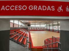 El pabellón Juan Carlos Verdú, histórico recinto deportivo de Elda, reabrió sus puertas con un nuevo graderío con mayor aforo