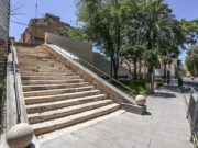 Finalizan los trabajos para la rehabilitación integral de las escaleras junto a la ermita de San Antón