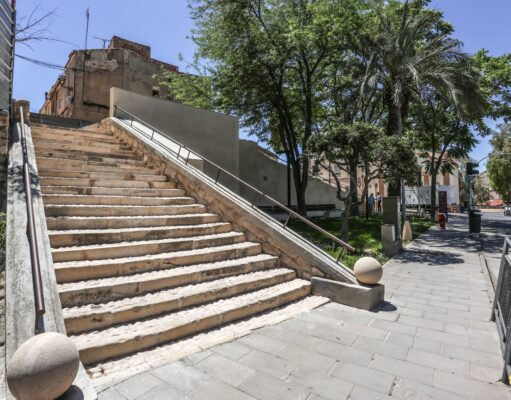 Finalizan los trabajos para la rehabilitación integral de las escaleras junto a la ermita de San Antón